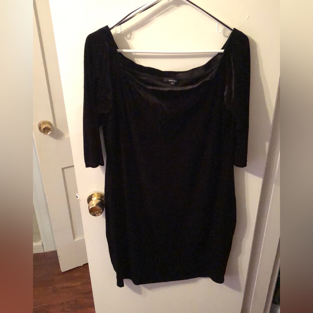 Off the shoulder mini dress